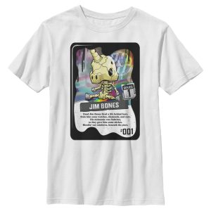 Boy_s R.I.P. Rainbows in Pieces Jim Bones Unicorn Card T-Shirt