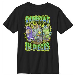 Boy_s R.I.P. Rainbows in Pieces Unicorn Logo Swirl T-Shirt