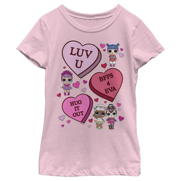 Girl_s L.O.L Surprise Candy Heart Love T-Shirt