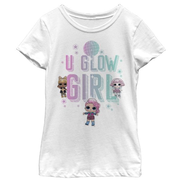 Girl_s L.O.L Surprise U Glow Girl Disco T-Shirt