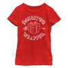 Girl_s Lost Gods Christmas Gangster Wrapper T-Shirt