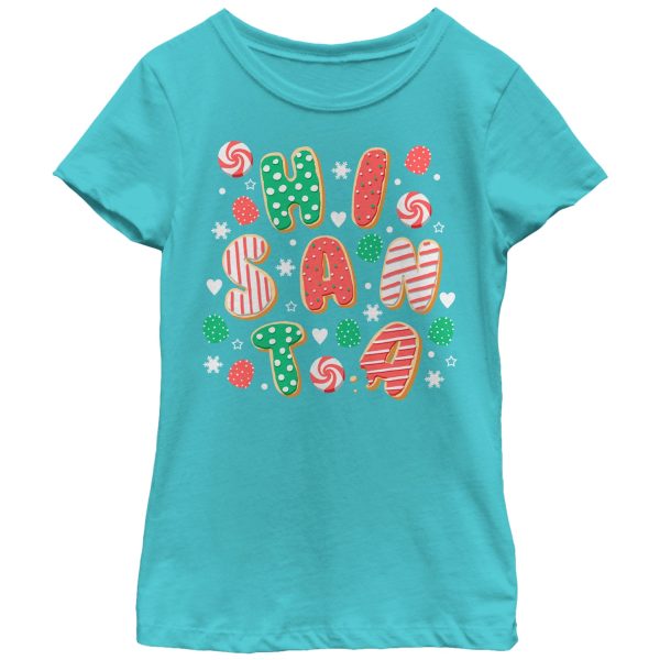 Girl_s Lost Gods Christmas Hi Santa Candy T-Shirt