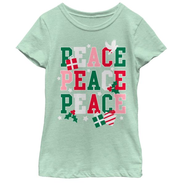 Girl_s Lost Gods Christmas Peace Gift T-Shirt