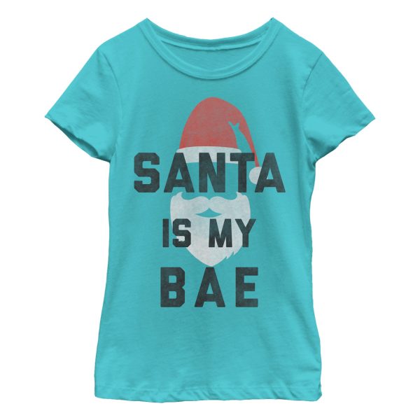 Girl_s Lost Gods Christmas Santa is My Bae T-Shirt