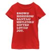 Girl_s Lost Gods Christmas Season List T-Shirt