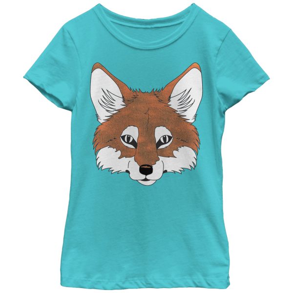 Girl_s Lost Gods Fantastic Fox Face T-Shirt