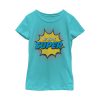 Girl_s Lost Gods Father_s Day Retro Comic Super Dad T-Shirt