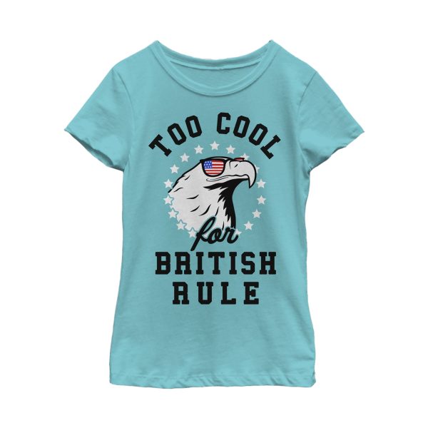 Girl_s Lost Gods Fourth of July Too Cool Eagle T-Shirt