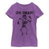 Girl_s Lost Gods Halloween Oh Snap Skeleton T-Shirt