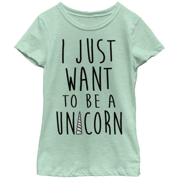 Girl_s Lost Gods I Just Want to be a Unicorn T-Shirt