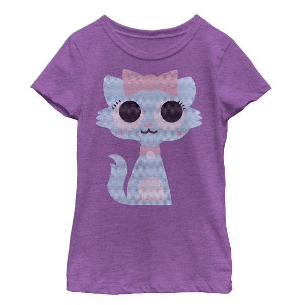 Girl_s Lost Gods Kitten in a Bow T-Shirt