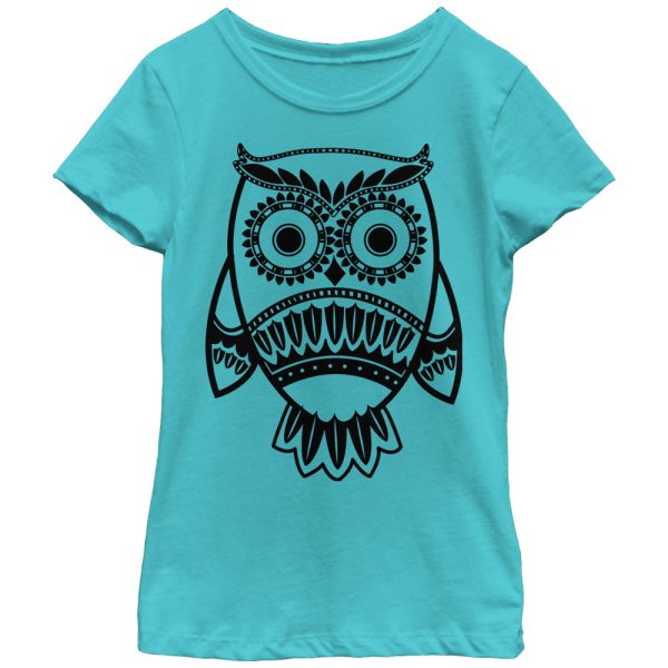 Girl_s Lost Gods Owl Eyes T-Shirt