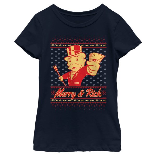 Girl_s Monopoly Merry and Rich T-Shirt