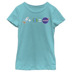 Girl_s NASA Emoji Space Equation T-Shirt