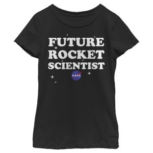 Girl_s NASA Future Rocket Scientist of the Stars T-Shirt