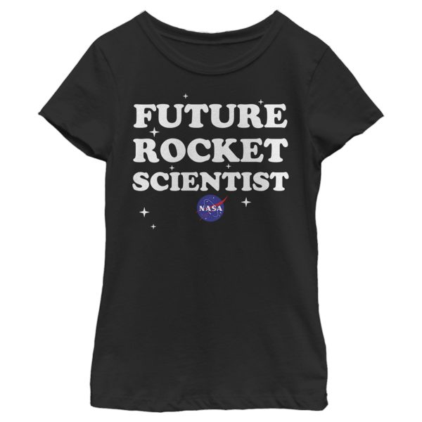 Girl_s NASA Future Rocket Scientist of the Stars T-Shirt