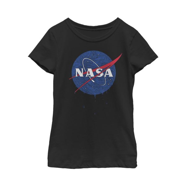 Girl_s NASA Galactic Swirl Logo T-Shirt