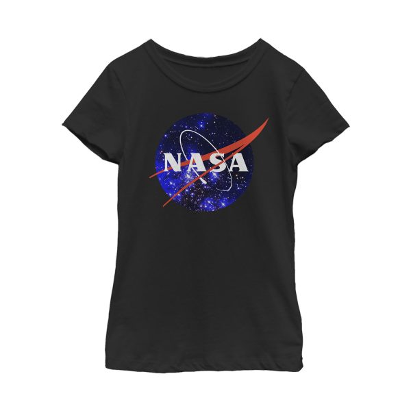 Girl_s NASA Milky Way Logo T-Shirt