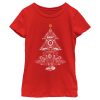 Girl_s Nerf Nerf Christmas Tree T-Shirt
