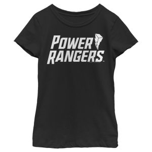 Girl_s Power Rangers Classic Lightning Bolt Logo T-Shirt