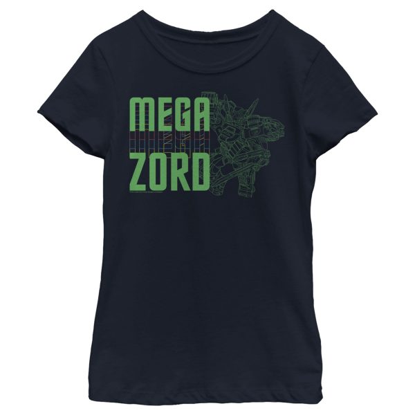 Girl_s Power Rangers Megazord Schematics T-Shirt