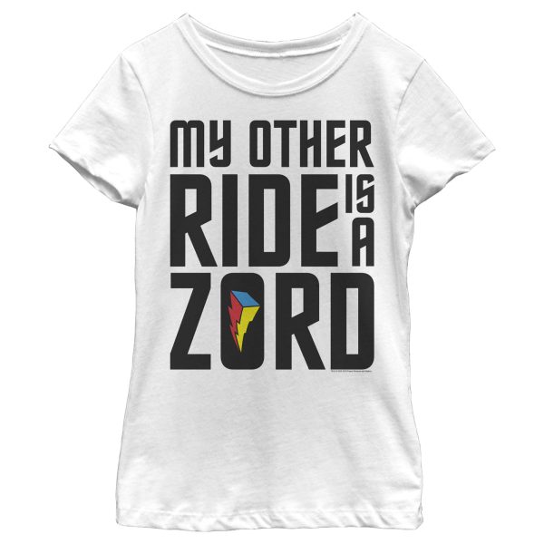 Girl_s Power Rangers Other Ride is a Zord T-Shirt