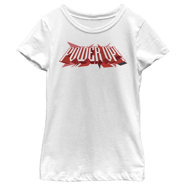 Girl_s Power Rangers Power Up Motto T-Shirt