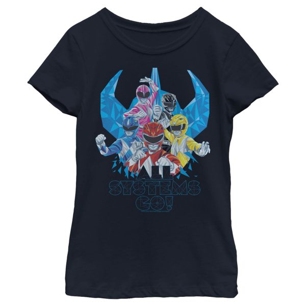 Girl_s Power Rangers Systems Go Team T-Shirt