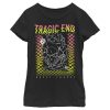 Girl_s R.I.P. Rainbows in Pieces Retro Happy Trappy Tragic End T-Shirt