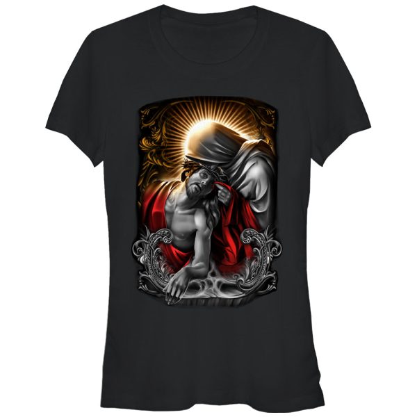 Junior_s Aztlan Virgin Mary Blessing T-Shirt