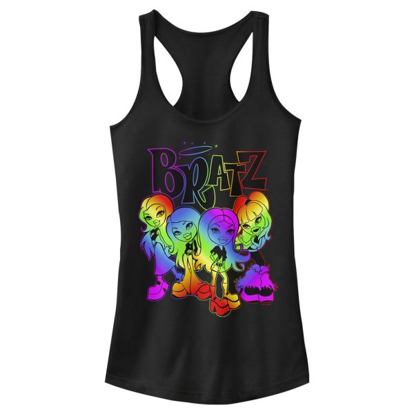 Junior_s Bratz Rainbow Dolls Racerback Tank Top