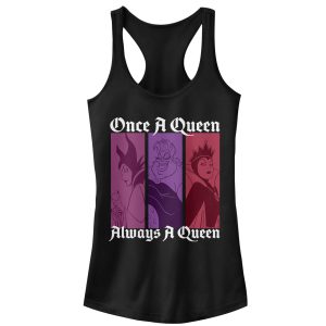 Junior_s Disney Princesses Always a Queen Racerback Tank Top