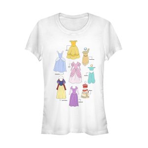 Junior_s Disney Princesses Favorite Outfit T-Shirt