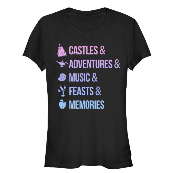 Junior_s Disney Princesses Keywords T-Shirt