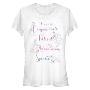 Junior_s Disney Princesses Mom Qualities T-Shirt