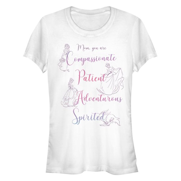 Junior_s Disney Princesses Mom Qualities T-Shirt