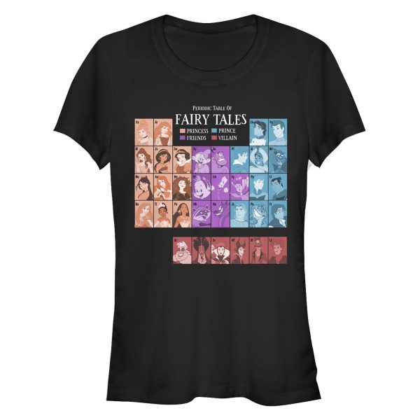 Junior_s Disney Princesses Periodic Table T-Shirt