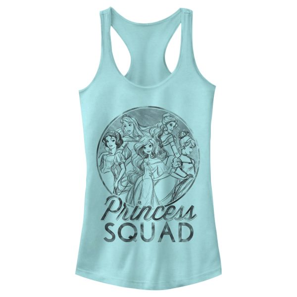 Junior_s Disney Princesses Squad Racerback Tank Top