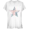 Junior_s Lost Gods American Flag Patchwork Star T-Shirt