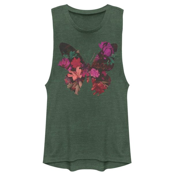 Junior_s Lost Gods Autumn Floral Butterfly Festival Muscle Tee