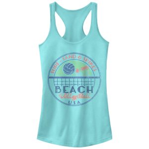 Junior_s Lost Gods Beach Volleyball USA Racerback Tank Top
