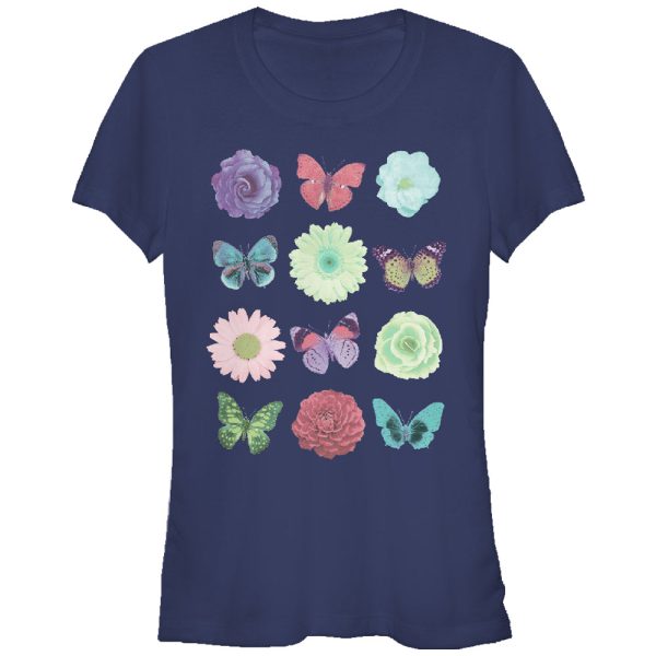 Junior_s Lost Gods Butterfly Flower T-Shirt