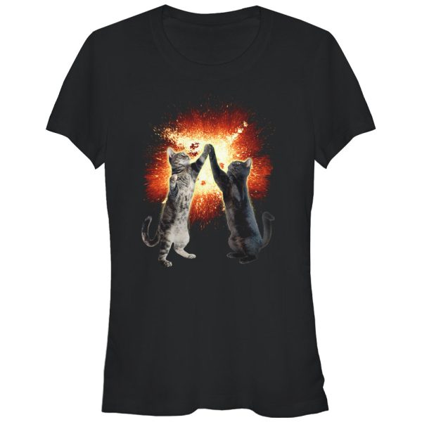 Junior_s Lost Gods Cat High Five Explosion T-Shirt