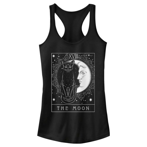 Junior_s Lost Gods Celestial Cat Moon Tarot Racerback Tank Top