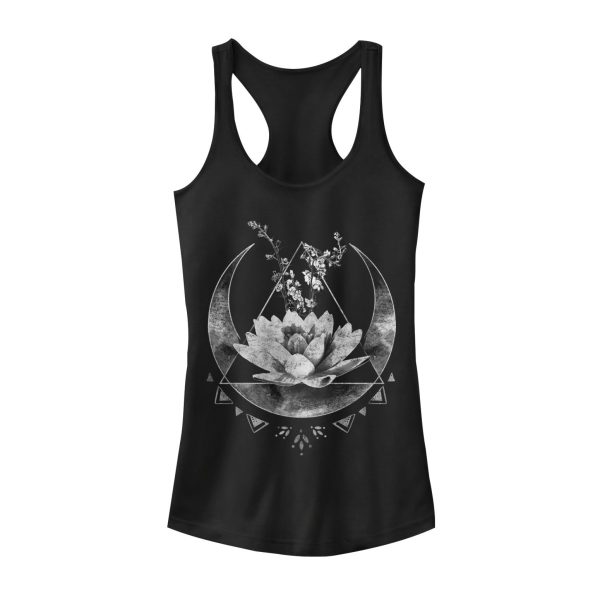 Junior_s Lost Gods Celestial Flower Pattern Racerback Tank Top