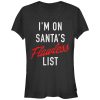 Junior_s Lost Gods Christmas Santa_s Flawless List T-Shirt