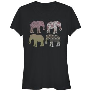Junior_s Lost Gods Elephant Pattern Parade T-Shirt