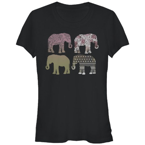 Junior_s Lost Gods Elephant Pattern Parade T-Shirt