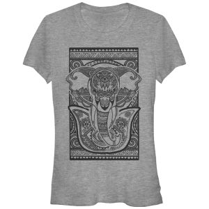 Junior_s Lost Gods Elephant Tribal Print T-Shirt