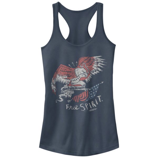 Junior_s Lost Gods Fourth of July Free Spirit Racerback Tank Top